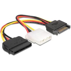 DeLOCK SATA/Molex + SATA 0.165 m