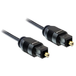 DeLOCK 1m Toslink Standard audio cable Black