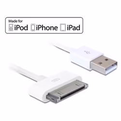 DeLOCK USB 1.8m, 1.8 m, USB A, USB 2.0, Male/Male, 0.48 Gbit/s, White