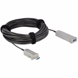DeLOCK 20m USB3.0-A + USB Micro-B/USB3.0-A USB cable USB 3.2 Gen 1 (3.1 Gen 1) USB A USB A/Micro-USB B Black, Silver