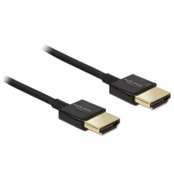 DeLOCK HDMI/HDMI, 3 m, 3 m, HDMI Type A (Standard), HDMI Type A (Standard), 3840 x 2160 pixels, 3D, Black