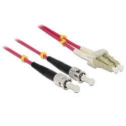 DeLOCK 84867 InfiniBand/fibre optic cable 5 m LC ST Violet