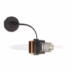 DeLOCK Cable Connector RJ45 jack to Cat.6A LSA with protective cap waterproof
