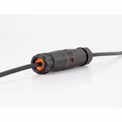 DeLOCK Cable connector LSA to LSA Cat.6A IP68 waterproof black