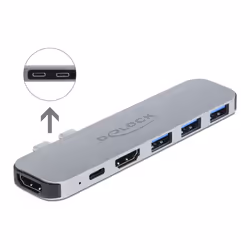 DeLOCK Docking Station for MacBook Dual HDMI 4K / PD / Hub - Additional view 5
