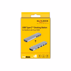 DeLOCK Docking Station for MacBook Dual HDMI 4K / PD / Hub - Additional view 6