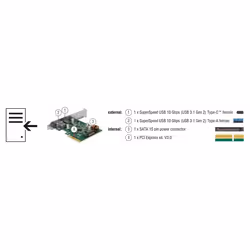 DeLOCK 90299 interface cards/adapter Internal USB 3.2 Gen 1 (3.1 Gen 1) - Additional view 5
