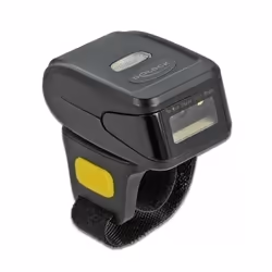 DeLOCK Ring Barcode Scanner 1D and 2D with 2.4 GHz or Bluetooth, Wearable bar code reader, 1D/2D, CMOS, Codabar, Code 128, Co ...