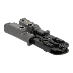 DeLOCK Crimp tool with stripper and network tester for 8P (RJ45), 6P (RJ12/11) or 4P (RJ10) plugs
