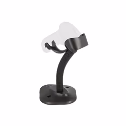 DeLOCK Barcode Scanner stand with holder flexible black, Stand, Black, 23 mm, 172 mm, 153 mm, 1 pc(s)