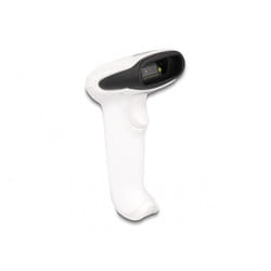 DeLOCK Barcode Scanner 1D and 2D for 2.4 GHz, Bluetooth or USB - white