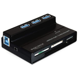 DeLOCK 91721 card reader USB 3.2 Gen 1 (3.1 Gen 1) Black