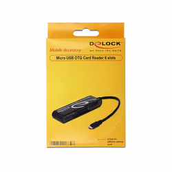 DeLOCK 91732 card reader USB 2.0 Black