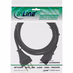InLine power cable, Switzerland, black, 1.8m - Additional view 2