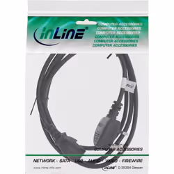 InLine 4043718022748 power cable Black 1.8 m BS 1363 C13 coupler - Additional view 2