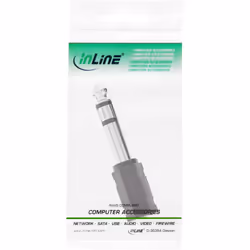 InLine Audio Adapter 6.3mm male / 3.5mm female Stereo