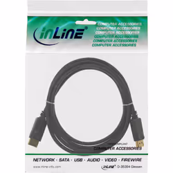 InLine DisplayPort Cable black gold plated 10m