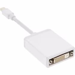 InLine 4043718174447, DVI-D, Mini DisplayPort, White