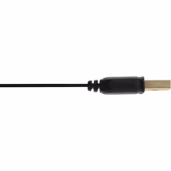 InLine Micro USB 2.0 Flat Cable USB A / Micro-B, black / gold, 3m