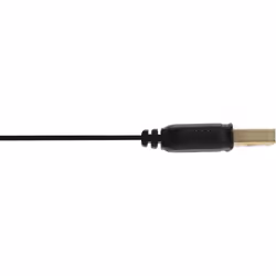 InLine USB 2.0 Flat Cable USB Type A male / Mini-B male 5pin black/gold 5m