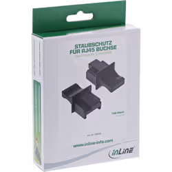 InLine Dust Cover for RJ45 female, black, 100 pcs. - Additional view 4