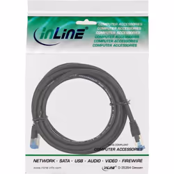 InLine 4043718189052 networking cable Black 2 m Cat6a S/FTP (S-STP)