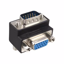 InLine VGA Adapter 90° 15 Pin male / female - Additional view 2