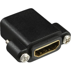 InLine HDMI Adapter Type A female / A female gold plated with flange, 4K2K