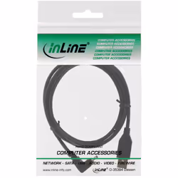InLine USB Type A male / Mini 5pin male up angled 90°, black, 2m