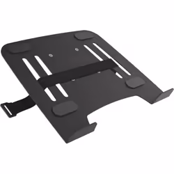 InLine Notebook Mount / Holder with VESA 75 Adapter, Notebook arm shelf, Black, Steel, 0 - 60°, 75 x 75 mm, 1 pc(s)