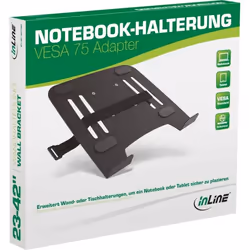 InLine Notebook Mount / Holder with VESA 75 Adapter
