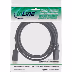InLine DisplayPort 1.4 cable, 8K4K, black, gold, 5m