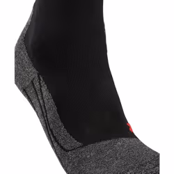 FALKE Men's RU3 Comfort Running Socks  Mid Calf  Thick Cushion  Anatomic Fit  Breathable Quick Dry  Organic Lyocell  Black Black-Mix 3010  9-10  1 Pai