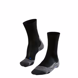 Falke TK2, Black, Grey, Adult, Female, 37-38, Hiking, Spandex, Polyamide, Polyester, Polypropylene