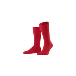 FALKE Men's Airport Socks Merino Wool Cotton Black Grey More Colours Thin Light Warm Colourful Calf Socks Plain Pattern For Work Or Casual Looks In