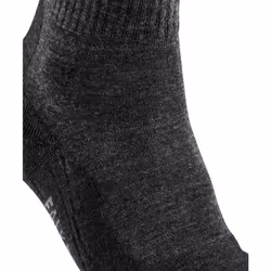 FALKE Men's TK2 Explore Wool Hiking Socks  Mid Calf  Medium Padding  Athletic Sock  Breathable Quick Dry  Merino Wool  Grey Smog 3150  10.5-11.5  1 Pa