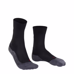 FALKE Men's TK5 Wander Hiking Socks, Crew Length, Light Padding, Athletic Sock, Breathable Quick Dry, Merino Wool, Grey (Asphalt Melange 3180), 9-10, - Additional view 4