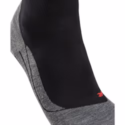 FALKE Women's RU4 Endurance Short Running Socks  Quarter  Medium Cushion  Breathable Quick Dry  Organic Cotton  Black Black-Mix 3010  6.5-7.5  1 Pair