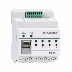 Rutenbeck 700802610, Smart switch, Wired, IP20, DIN-rail, 100 - 240 V, 100 - 240 V