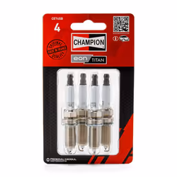 Spark plug; CHAMPION; Aerovantage Spoiler; CET4 M12x1.25 14 mm Ti Poly-V; for RENAULT, PEUGEOT, DACIA, SMART, CITROËN