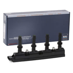 BERU ZSE185 Ignition coil 7 12 4 Connector Type SAE, incl. spark plug connector VAUXHALL: Astra Mk6 GTC, Mokka / Mokka X, Corsa Mk3
