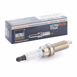 Spark plug; BERU; M12x1,25 14 mm Bi-Hex Poly-V Tit ULTRA TITAN; for PEUGEOT, MINI, BMW, CITROËN