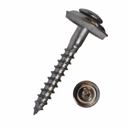 Dresselhaus WGR 3516, Screw kit, Stainless steel, Wood, Round head, Torx, Stainless steel