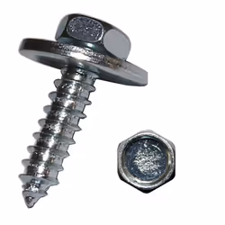 Dresselhaus WGR 6036, Screw, Zinc plated steel, Round, Round head, Stainless steel, 20 mm