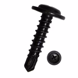 Dresselhaus WGR 6051, Screw, Galvanized steel, Full thread, Pan head, Black, 19 mm