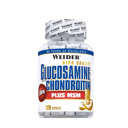 Weider Glucosamine Chondroitine Plus MSM, Internal use, Capsule, Chondroitin sulfate, Glucosamine sulfate, Methylsulfonylmeth ...