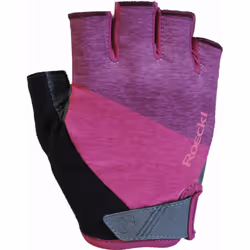 Roeckl Bergen, Fingerless gloves, Cycling, Adult, Unisex, Pink, Violet, Monochromatic