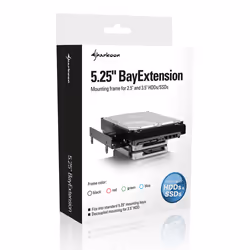 Sharkoon 5.25" BayExtension Black - Additional view 6