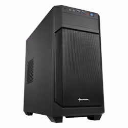 Sharkoon V1000, Mini Tower, PC, Black, micro ATX, Mini-ITX, Metal, 15.5 cm
