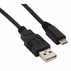 Sharkoon 4044951015498, 2 m, USB A, Micro-USB B, USB 2.0, Male/Male, Black